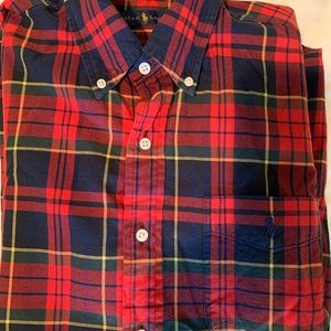Ralph Lauren Brushed  Cotton Plaid Shirt